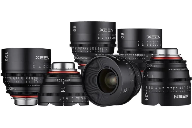 Alquiler de SET OPTICAS SAMYANG XEEN en Jun