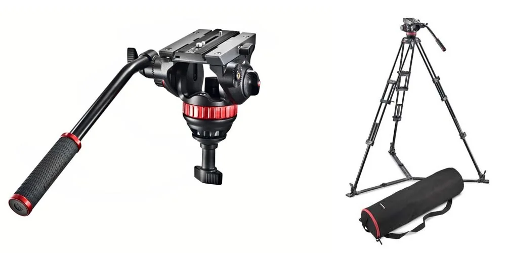Cabeza Manfrotto 502 tripode 546